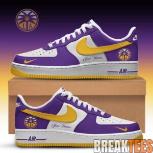 Los Angeles Sparks WNBA Air Force 1 Low Custom For Fans