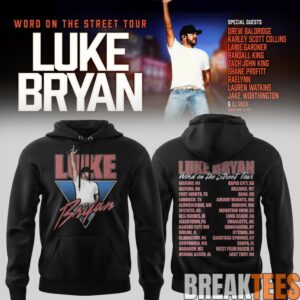 Luke Bryan Word On The Street Tour Limited Edition Hoodie 2