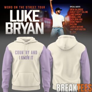 Luke Bryan Word On The Street Tour Limited Edition Hoodie 4