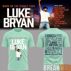 Luke Bryan Word On The Street Tour Special Edition T-Shirt 1