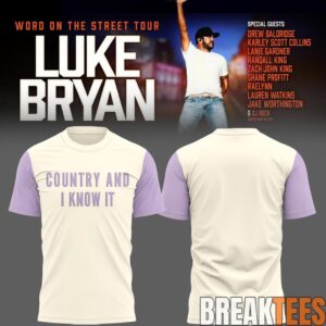 Luke Bryan Word On The Street Tour Special Edition T-Shirt 3