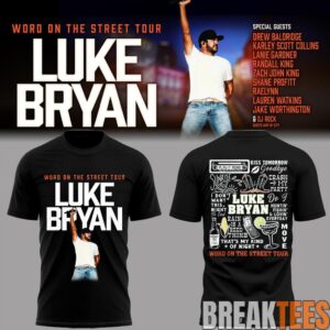 Luke Bryan Word On The Street Tour Special Edition T-Shirt 4