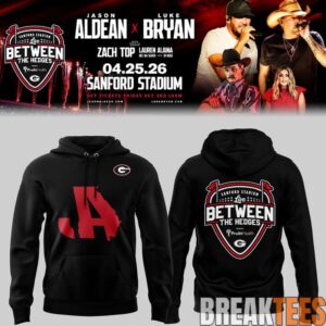 Luke Bryan x Jason Aldean 'Live Between The Hedges' At Sanford Stadium Limited Hoodie 1