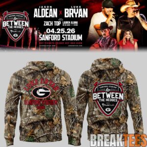 Luke Bryan x Jason Aldean 'Live Between The Hedges' At Sanford Stadium Limited Hoodie 2