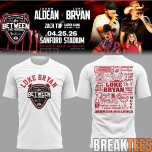 Luke Bryan x Jason Aldean 'Live Between The Hedges' Limited Edition T-Shirt 2 Luke Bryan x Jason Aldean 'Live Between The Hedges' Limited Edition T-Shirt 2