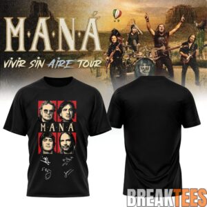 Maná “Vivir Sin Aire Tour” Limited Edition T-Shirt 2
