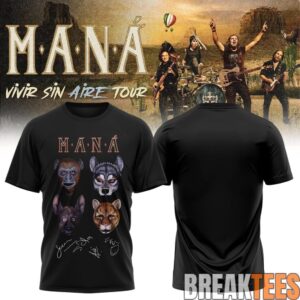 Maná “Vivir Sin Aire Tour” Limited Edition T-Shirt 3