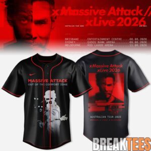 Massive Attack x Live 2026 Tour Special Baseball Jersey 1