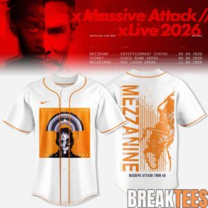 Massive Attack x Live 2026 Tour Special Baseball Jersey 2