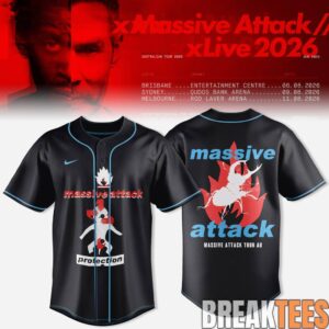 Massive Attack x Live 2026 Tour Special Baseball Jersey 3