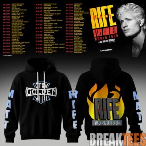 Matt Rife Stay Golden World Tour 2026 Special Hoodie