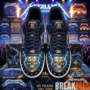 Metallica '45 Years of Metallica' Special Air Force 1 Sneaker 1