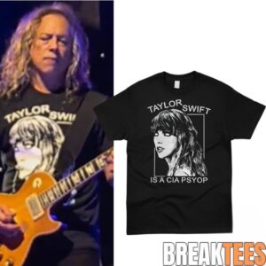 Metallica Kirk Hammett Taylor Swift Is A CIA Psyop Shirt