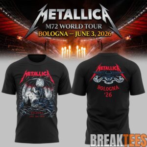 Metallica M72 World Tour Bologna '26 Shirt