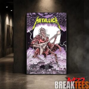 Metallica M72 World Tour June 11 2026 At Pusks Arna Budapest Hungary Undead Lute Storm Poster Canvas 1