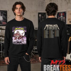 Metallica M72 World Tour June 11 2026 At Puskás Aréna Budapest Hungary Undead Lute Storm Two Sided T-Shirt 3