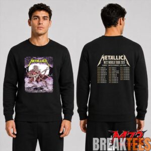 Metallica M72 World Tour June 11 2026 At Puskás Aréna Budapest Hungary Undead Lute Storm Two Sided T-Shirt 4