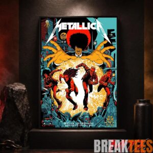 Metallica M72 World Tour June 19 2026 At Aviva Stadium Dublin Ireland Chase Scene Artwork Poster Canvas