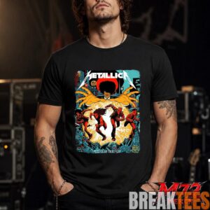 Metallica M72 World Tour June 19 2026 At Aviva Stadium Dublin Ireland Chase Scene Artwork T-Shirt