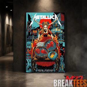 Metallica M72 World Tour June 21 2026 At Aviva Stadium Dublin Ireland Fire Queen Cart Artwork Poster Canvas 1 Metallica M72 World Tour June 21 2026 At Aviva Stadium Dublin Ireland Fire Queen Cart Artwork Poster Canvas 1