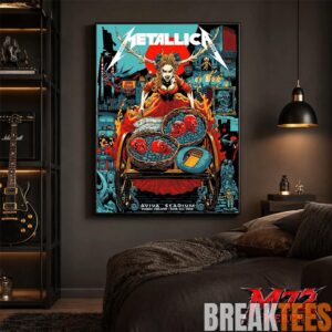 Metallica M72 World Tour June 21 2026 At Aviva Stadium Dublin Ireland Fire Queen Cart Artwork Poster Canvas 5 Metallica M72 World Tour June 21 2026 At Aviva Stadium Dublin Ireland Fire Queen Cart Artwork Poster Canvas 5