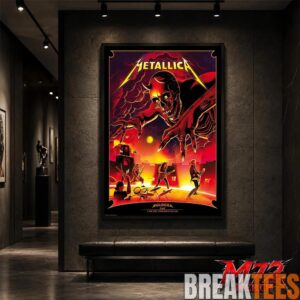 Metallica M72 World Tour June 3 2026 At Stadio Renato DallAra Bologna Italy Demon Stage Artwork By Nino Cammarata Poster Canvas 4