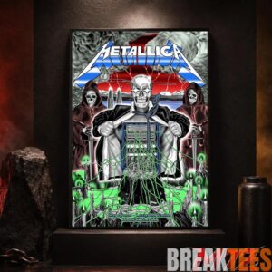 Metallica M72 World Tour May 27 2026 Zurich Switzerland Stadion Letzigrund by Luca Schenardi Poster Canvas