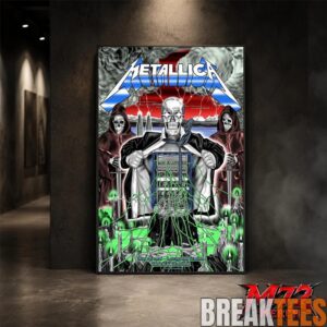 Metallica M72 World Tour May 27 2026 Zurich Switzerland Stadion Letzigrund by Luca Schenardi Poster Canvas 1