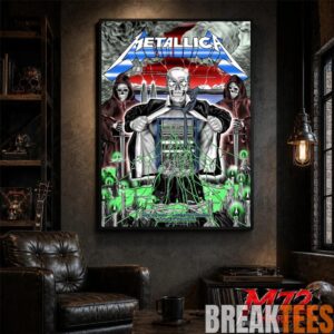 Metallica M72 World Tour May 27 2026 Zurich Switzerland Stadion Letzigrund by Luca Schenardi Poster Canvas 3