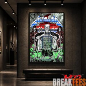 Metallica M72 World Tour May 27 2026 Zurich Switzerland Stadion Letzigrund by Luca Schenardi Poster Canvas 4
