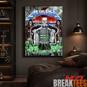 Metallica M72 World Tour May 27 2026 Zurich Switzerland Stadion Letzigrund by Luca Schenardi Poster Canvas 5