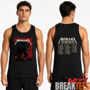 Metallica M72 World Tour May 30 2026 At Olympiastadion Berlin Germany Black Bear Artwork By JantaIsland 2 Side T-Shirt 2