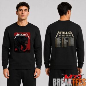 Metallica M72 World Tour May 30 2026 At Olympiastadion Berlin Germany Black Bear Artwork By JantaIsland 2 Side T-Shirt 4