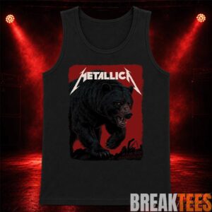 Metallica M72 World Tour May 30 2026 At Olympiastadion Berlin Germany Black Bear Artwork By JantaIsland T-Shirt 1