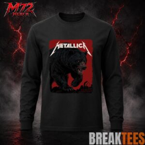 Metallica M72 World Tour May 30 2026 At Olympiastadion Berlin Germany Black Bear Artwork By JantaIsland T-Shirt 2