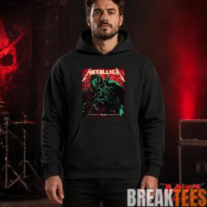 Metallica World Tour M72 June 11 & 13 2026 Budapest Hungary Puskás Aréna Horseman Lightning T-Shirt 4
