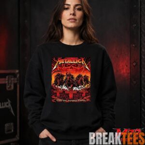 Metallica World Tour M72 May 13 2026 Bucharest Romania Arena Națională Creeping Death Setlist Four Horsemen Skull T-Shirt 3