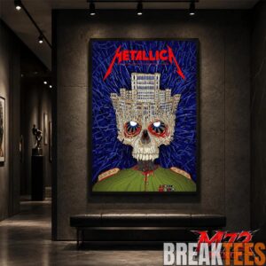 Metallica World Tour M72 May 13 2026 Bucharest Romania Arena Naional Palace Skull Poster Canvas 3