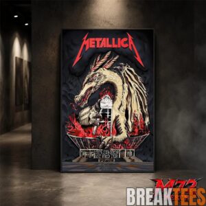 Metallica World Tour M72 May 19 2026 Chorzw Poland Stadion lski Dragon Stadium Poster Canvas 1