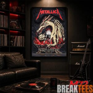 Metallica World Tour M72 May 19 2026 Chorzw Poland Stadion lski Dragon Stadium Poster Canvas 2