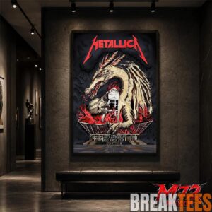 Metallica World Tour M72 May 19 2026 Chorzw Poland Stadion lski Dragon Stadium Poster Canvas 4