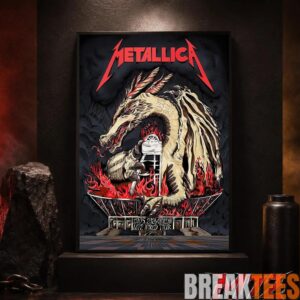 Metallica World Tour M72 May 19 2026 Chorzw Poland Stadion lski Dragon Stadium Poster Canvas 5