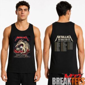 Metallica World Tour M72 May 19 2026 Chorzów Poland Stadion Śląski Dragon Stadium Two Sided Shirt 1