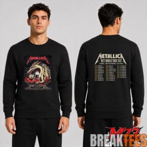Metallica World Tour M72 May 19 2026 Chorzów Poland Stadion Śląski Dragon Stadium Two Sided Shirt 2