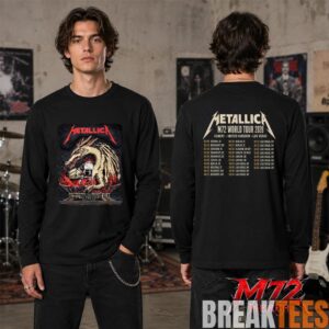 Metallica World Tour M72 May 19 2026 Chorzów Poland Stadion Śląski Dragon Stadium Two Sided Shirt 3