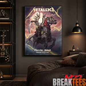 Metallica World Tour M72 May 19 2026 Chorzw Poland Stadion lski Horseman Skull Poster Canvas 1 Metallica World Tour M72 May 19 2026 Chorzw Poland Stadion lski Horseman Skull Poster Canvas 1