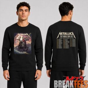 Metallica World Tour M72 May 19 2026 Chorzów Poland Stadion Śląski Horseman Skull Two Sided T-Shirt 4