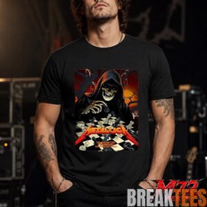 Metallica World Tour M72 May 22 & 24 2026 Frankfurt Germany Deutsche Bank Park Grim Reaper Chess T-Shirt