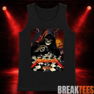Metallica World Tour M72 May 22 & 24 2026 Frankfurt Germany Deutsche Bank Park Grim Reaper Chess T-Shirt 1