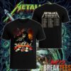 Metallica World Tour M72 May 19 2026 Chorzów Poland Stadion Śląski Horseman Skull Two Sided T-Shirt